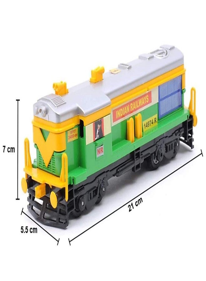 سنتي قاطرة قطار سنتي - أحمر وأصفر، تعمل بالسحب للخلف، 8 عجلات، تصميم واقعي، مناسبة للأعمار من 3 إلى 12 سنة - Image 5